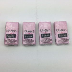 Swankie I Cheer Pink Tissue Kleenex Purse Pocket Set Of 4